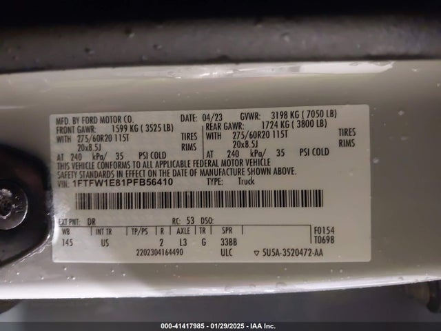 Ford F-150 Xlt 2023 1FTFW1E81PFB56410 Image 9