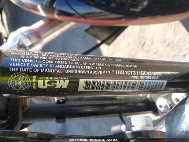2016 HARLEY-DAVIDSON XL1200 1HD1CT311GC431598 Photo 9