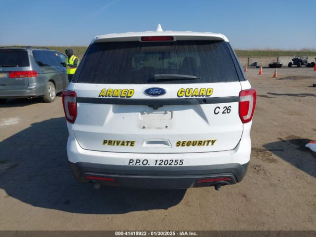 1FM5K8AR3GGD30417 Ford Police Interceptor