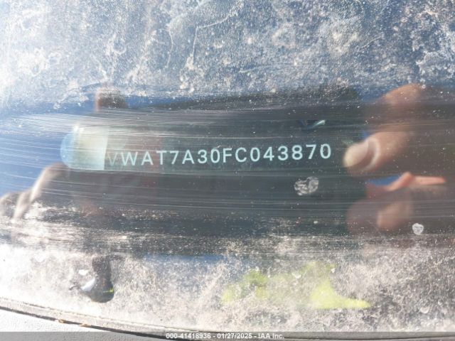 1VWAT7A30FC043870 Volkswagen Passat 1.8t Wolfsburg Edition