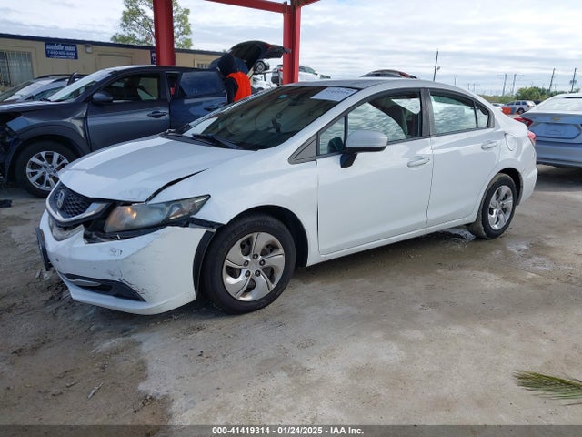 Honda Civic Lx 2014 19XFB2F56EE025437 Image 2