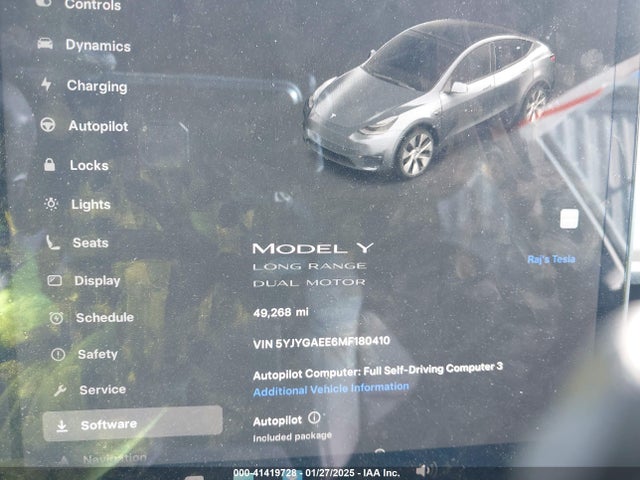 2021 TESLA MODEL Y 5YJYGAEE6MF180410 Photo 6