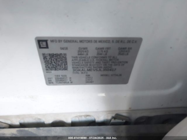 3GKALMEV5JL350417 GMC Terrain Sle