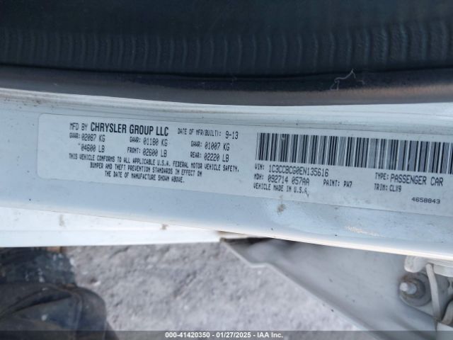 1C3CCBCG0EN135616 Chrysler 200 Limited