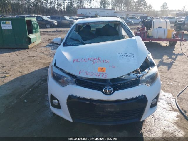 2T1BURHE2GC720403 Toyota Corolla S Premium