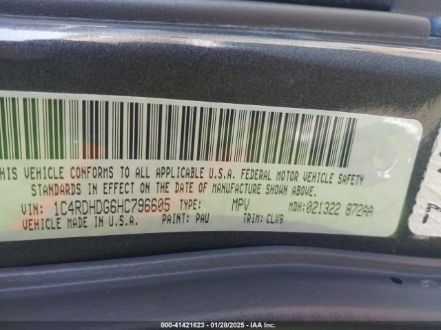 2017 DODGE DURANGO 1C4RDHDG6HC796605 Photo 8