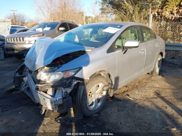 Honda Civic Lx 2014 19XFB2F50EE030777 Image 2