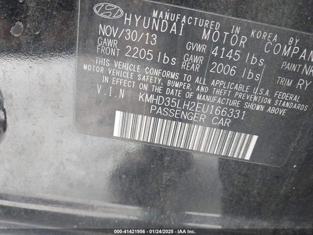 Hyundai ELANTRA GT 2014 KMHD35LH2EU166331 Image 9