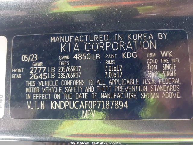 KIA Sportage Lx 2023 KNDPUCAF0P7187894 Image 9