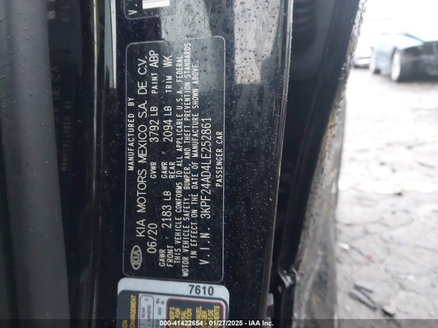 KIA Forte Lxs 2020 3KPF24AD4LE252861 Image 9