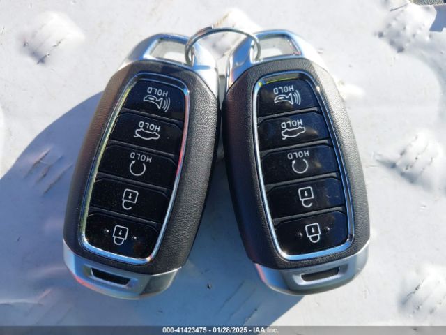 KMHLM4AJ8PU072983 Hyundai Elantra Hybrid Blue