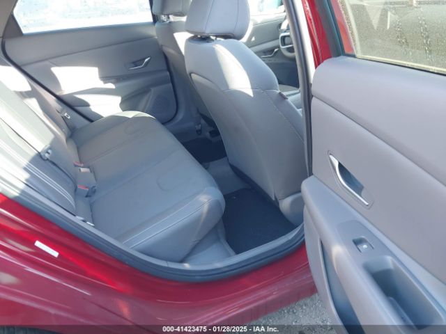 KMHLM4AJ8PU072983 Hyundai Elantra Hybrid Blue