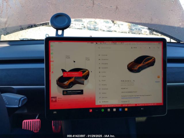 5YJ3E1EB5NF275337 Tesla Model 3 Long Range Dual Motor All-wheel Drive