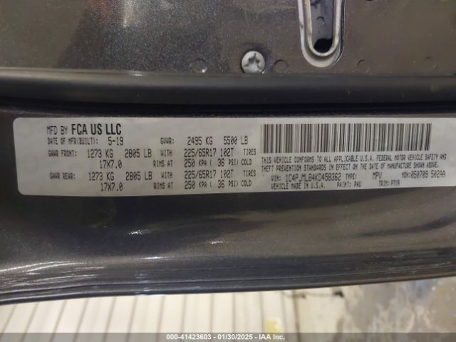 1C4PJMLB4KD458362 Jeep Cherokee Latitude Plus 4x4