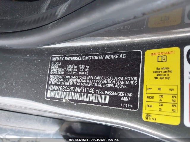 2013 MINI COUNTRYMAN WMWZB3C58DWM31146 Photo 8