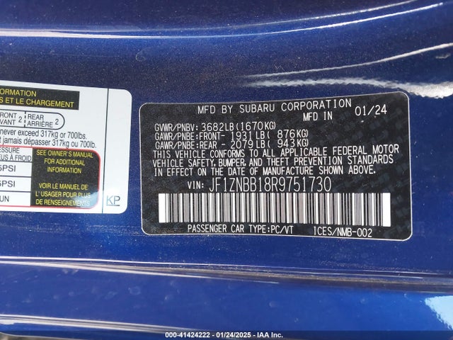 JF1ZNBB18R9751730 Toyota GR86