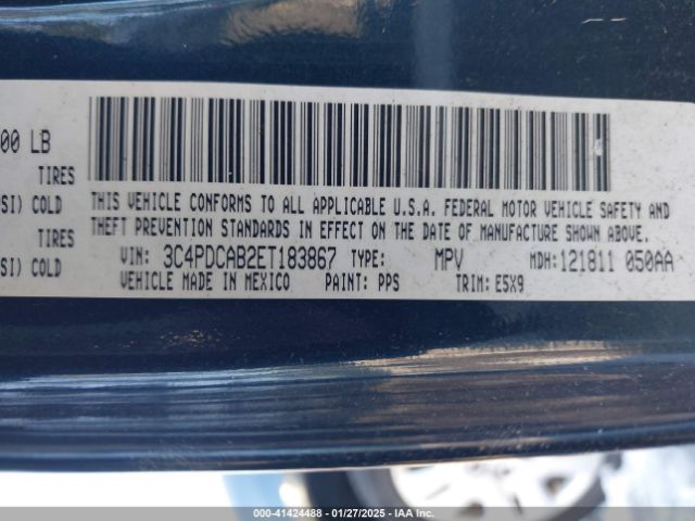 3C4PDCAB2ET183867 Dodge Journey American Value Pkg