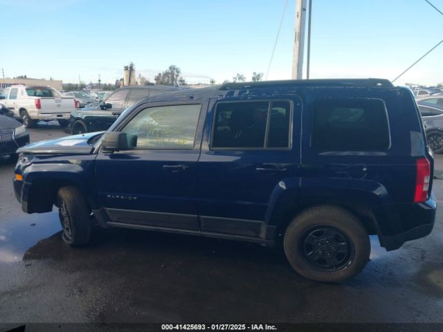 1C4NJRBB4HD110334 Jeep Patriot Sport 4x4
