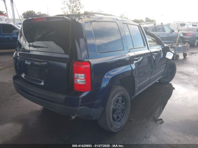 1C4NJRBB4HD110334 Jeep Patriot Sport 4x4