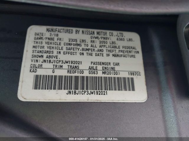 JN1BJ1CP3JW192021 Nissan Rogue Sport S