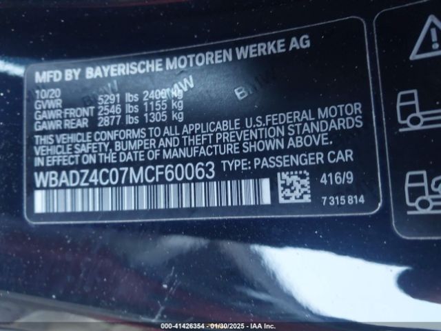2021 BMW 840I WBADZ4C07MCF60063 Photo 8