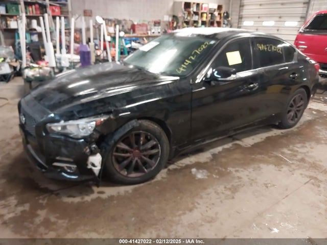 2017 Infiniti Q50 3.0t Premium მანქანა იყიდება აუქციონზე, vin: JN1EV7AR1HM835545, აუქციონის ნომერი: 41427022