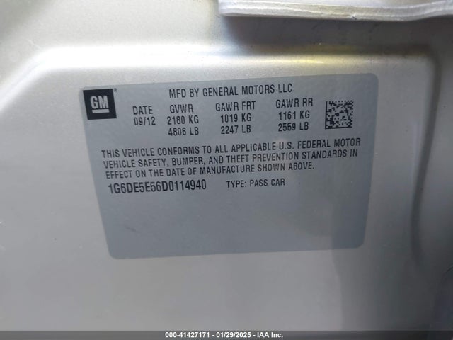 2013 CADILLAC CTS 1G6DE5E56D0114940 Photo 8
