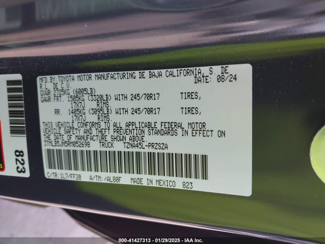 3TMLB5JN5RM052698 Toyota Tacoma Sr5