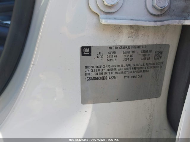 2013 CADILLAC ATS 1G6AG5RX8D0148256 Photo 8