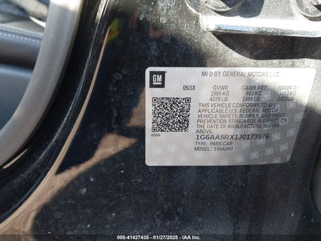 2018 CADILLAC ATS 1G6AA5RX1J0173576 Photo 8