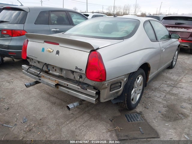 Продаж на аукціоні авто 2006 Chevrolet Monte Carlo Lt, vin: 2G1WK151569210533, номер лоту: 41427547