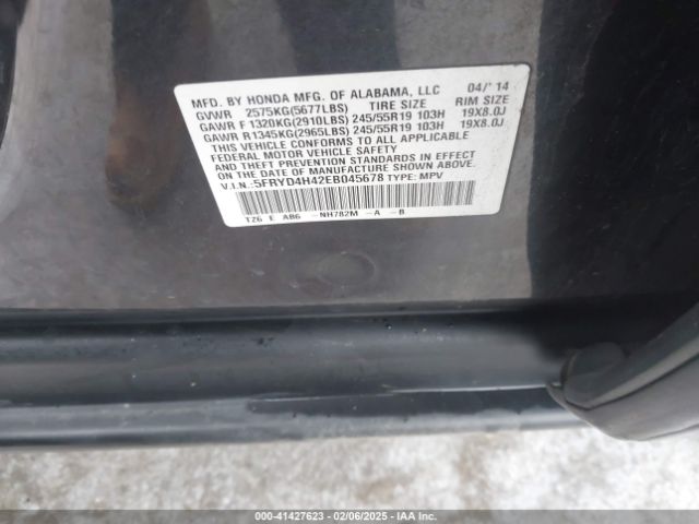 2014 ACURA MDX 5FRYD4H42EB045678 Photo 8