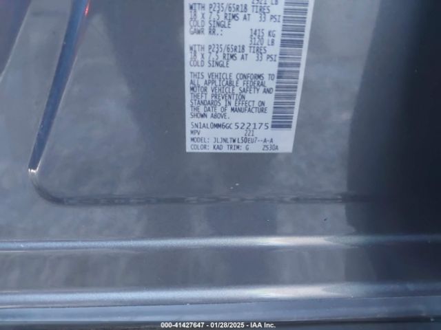 5N1AL0MM6GC522175 Infiniti QX60