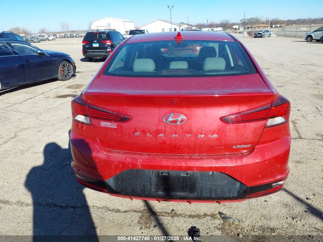 Hyundai Elantra Limited 2019 5NPD84LF1KH416064 Image 17