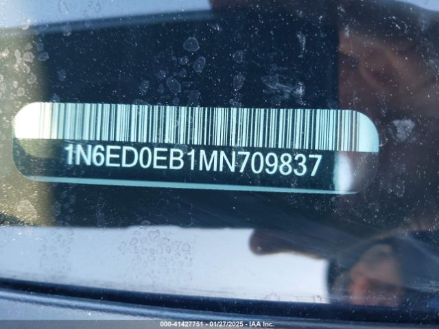 1N6ED0EB1MN709837 Nissan Frontier Sv 4x4