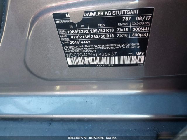 2018 MERCEDES-BENZ GLA 250 WDCTG4GB5JJ436937 Photo 8