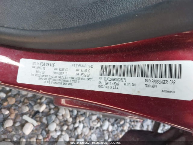 Chrysler 200 Limited 2016 1C3CCCAB8GN128171 Image 9
