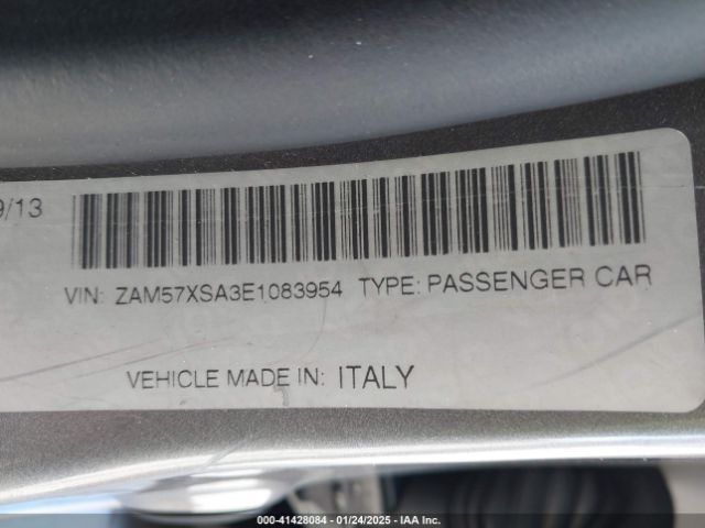 ZAM57XSA3E1083954 Maserati Ghibli