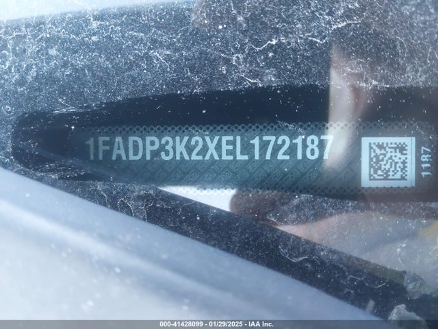 Ford FOCUS SE 2014 1FADP3K2XEL172187 Image 9