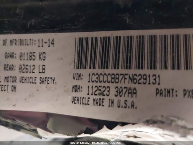 2015 CHRYSLER 200 1C3CCCBB7FN629131 Photo 8