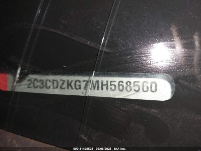 2021 DODGE CHALLENGER 2C3CDZKG7MH568560 Photo 8