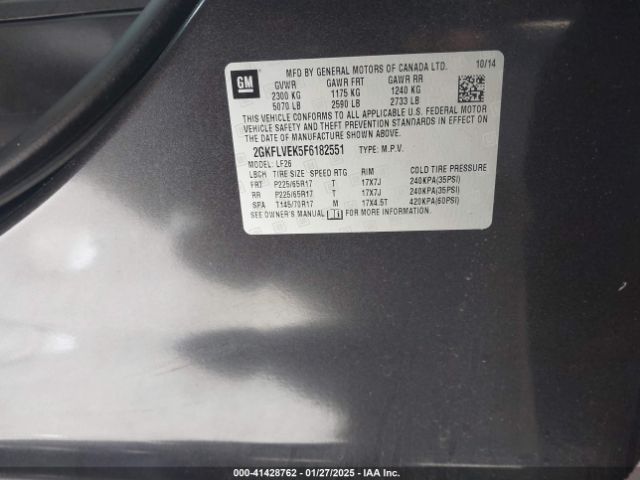 2GKFLVEK5F6182551 GMC Terrain Sle-1