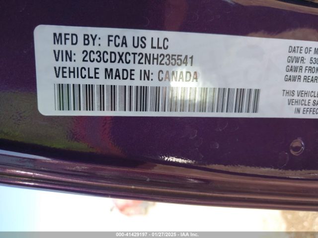 2C3CDXCT2NH235541 Dodge CHARGER R/T