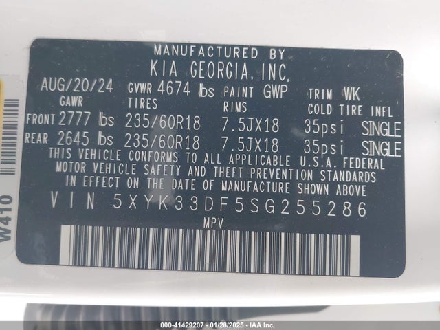KIA Sportage Ex 2025 5XYK33DF5SG255286 Image 9