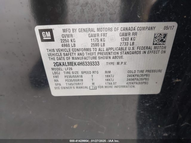 2GKALMEK4H6339333 GMC Terrain Sle-1