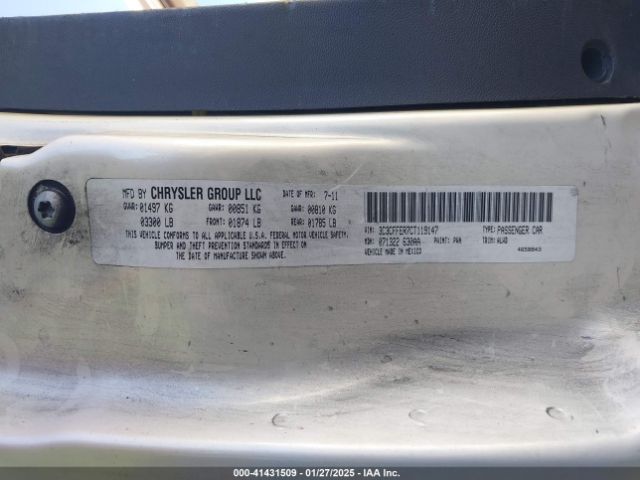 2012 FIAT 500C 3C3CFFER7CT119147 Photo 8