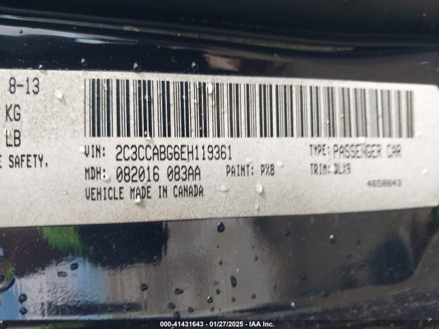 Chrysler 300 300s 2014 2C3CCABG6EH119361 Image 9