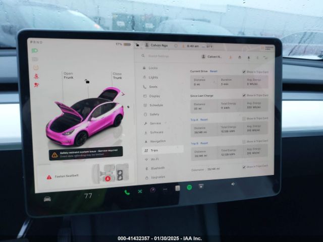 7SAYGDEE2PF708033 Tesla Model Y Awd/long Range Dual Motor All-wheel Drive