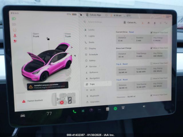 7SAYGDEE2PF708033 Tesla Model Y Awd/long Range Dual Motor All-wheel Drive
