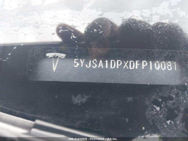 2013 TESLA MODEL S 5YJSA1DPXDFP10081 Photo 8